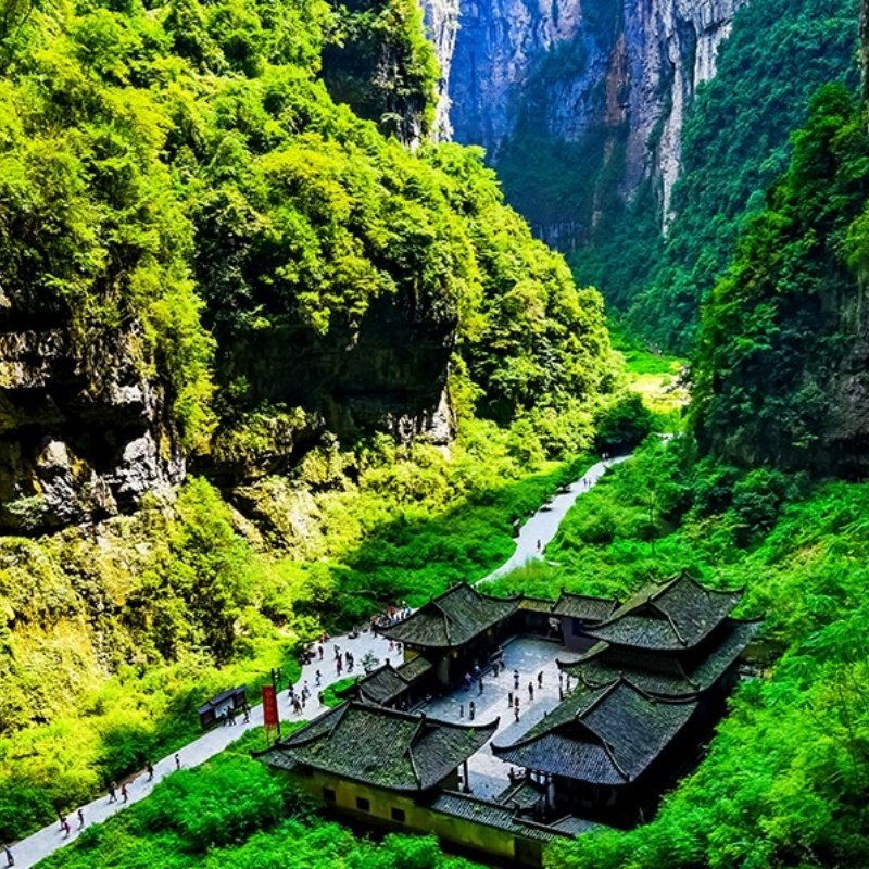 8人小团-武隆仙女山天生三桥九黎城龚滩古镇乌江游船二日游