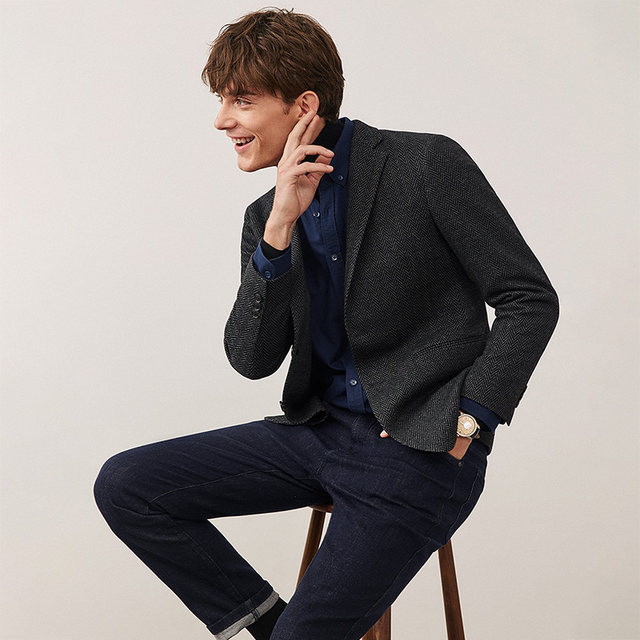 [Same style as Bosco Bosco] Navigare small sailboat casual herringbone ...