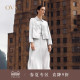 
OVV2025 spring and summer new women's clothing light men satin acetic acid small lapel casual commuter straight jacket