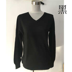 
Order downgraded product, clearance, flawless women's flat stitch 70% cashmere V-neck pullover sweater, feels slightly tied and floating gray, great value