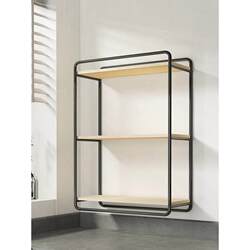 Wall-Mounted Storage Rack, No-Drill Kitchen Wall-Mounted Spice Storage Rack, Multi-Layer Storage Cabinet, Multi-Functional Shelf