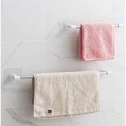 Simple Towel Rack for Bathroom, Towel Holder for Bathroom, No-Drill Single Rod Storage Rack