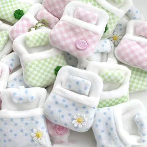 
New cute plush Senbeier special four-leaf clover quilt high-value mini doll bed pendant doll quilt