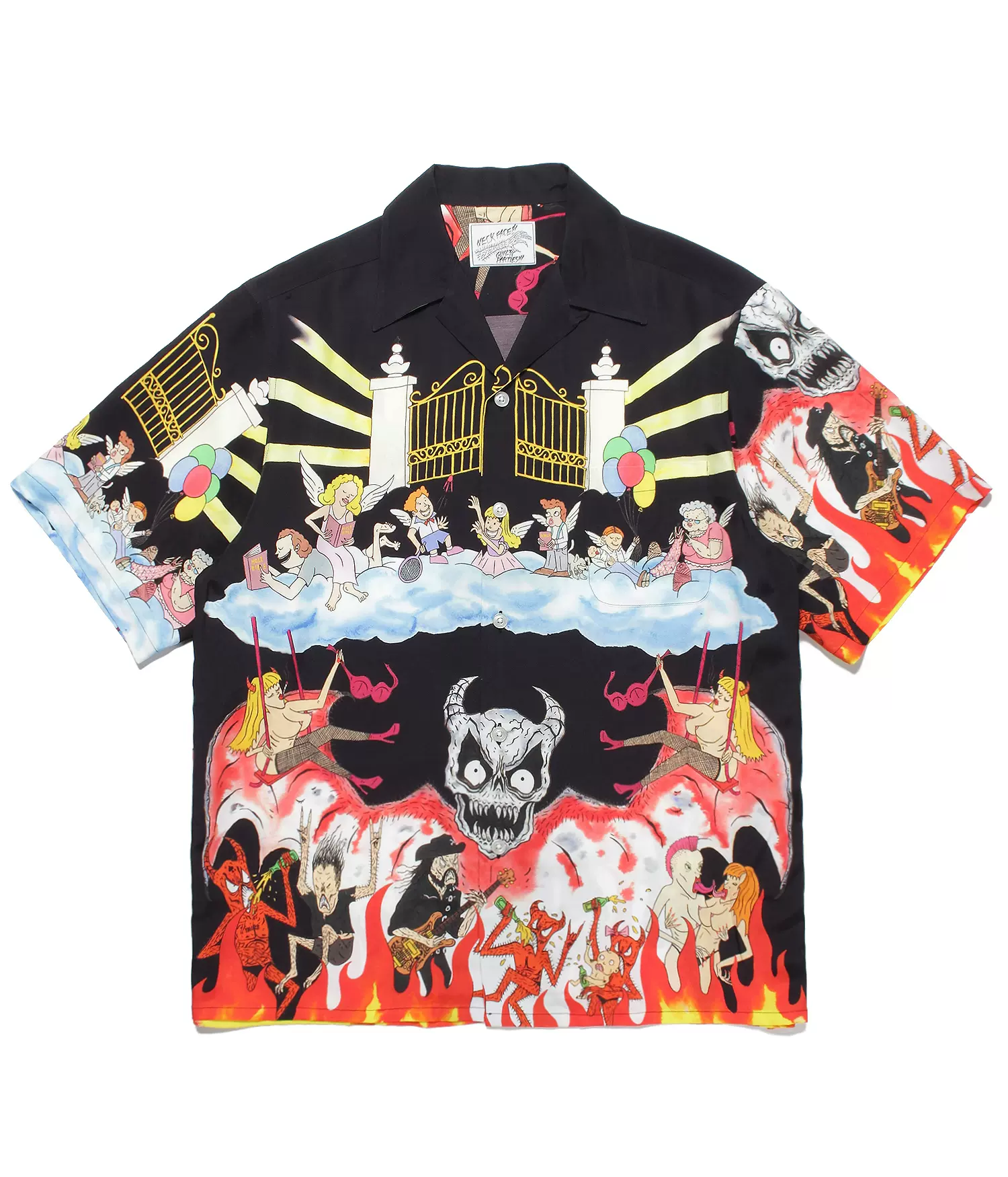 WACKO MARIA NECK FACE HAWAIIAN SHIRT ネックフェイス アロハシャツ 