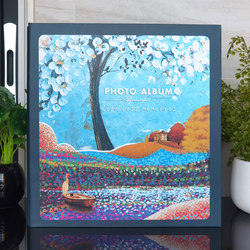 18inch Growth Memorial Album Laminated White Card Self-Adhesive DIY Handmade Photo Album Baby Family Photo Album