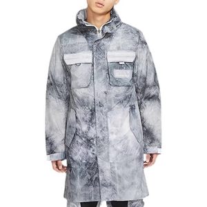 Genuine Nike 23ENG OTW PARKA AOP men's sports warm windproof long cotton jacket CU8626-100