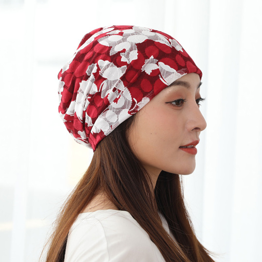 Elegante cappello chemio con fiocco per le donne morbido