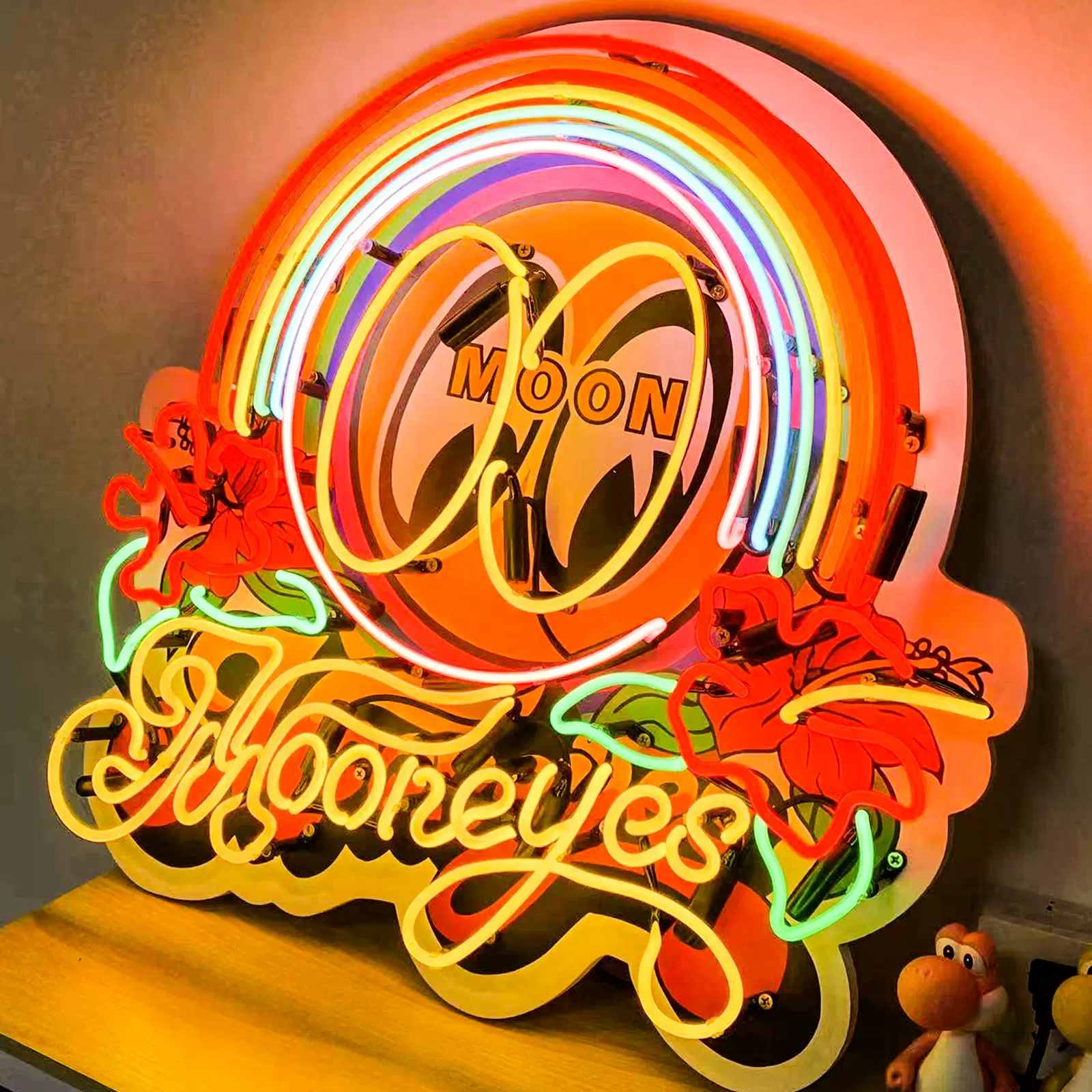 激レアカラー☆ネオンライト MOON eyesデザイン☆世田谷ベース