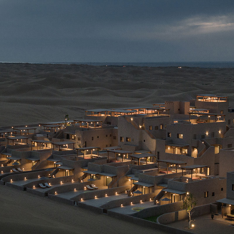 大漠秘境双宿奇旅·宁夏5天4夜枕沙海星辰,宿Tengol异域风庭院