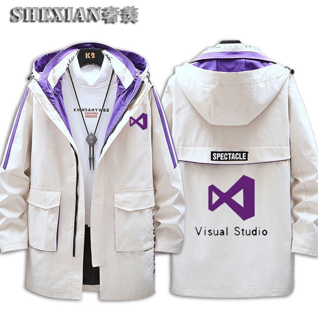 Google Google Xueba IT Programming Geek Programmer Medium Long Jacket ...