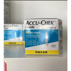 Accu Chek Guide Blood Glucose Test Strip Home Glucometer use