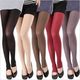 120D velvet pantyhose Candy color plus untransparent meat foot socks 40D semi-transparent meat 5D core wire
