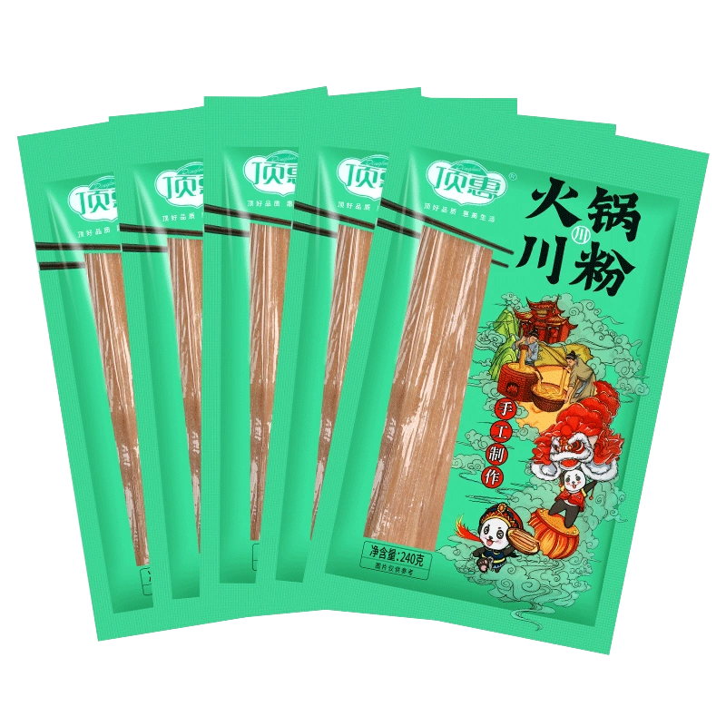 手工火锅川粉240g*3袋四川火锅专用宽粉红薯粉条不含明胶夜宵速食