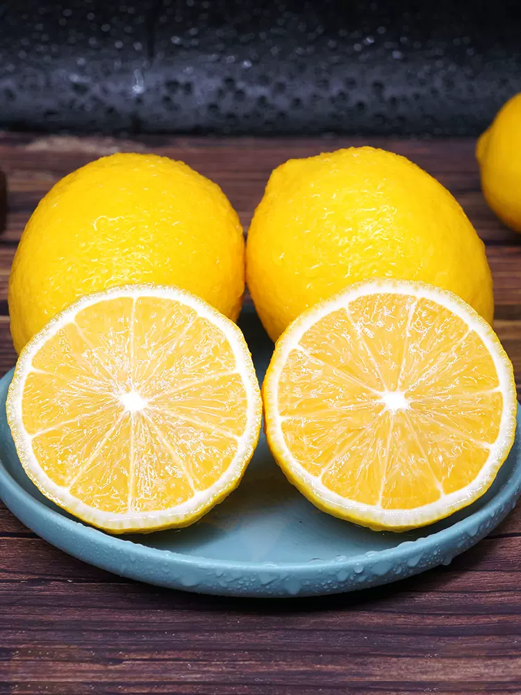 四川安岳黄柠檬-新鲜水果皮薄当季整箱精选香水甜青柠檬小金桔
