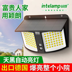 Radar Sensor Wall Light 2025 Solar Outdoor Light Home Garden Light Luxury Villa Outdoor Waterproof Lighting