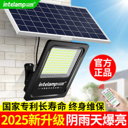 2025 New Solar-Powered Outdoor Garden Lights, New Type of Household Rural Sensor Indoor and Outdoor Yard Lighting Street Lights