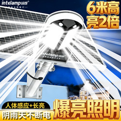 2026 New Model Induction Solar Outdoor Garden Light for Home Use, High-Power New Type Strong Light Super Bright Lighting Street Light