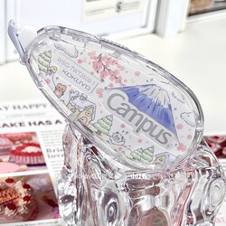 Japan's Kokuyo Correction Tape Fuji Mountain Sakura Limited Edition Original Paper Color High-Value Correction Tape for Girls