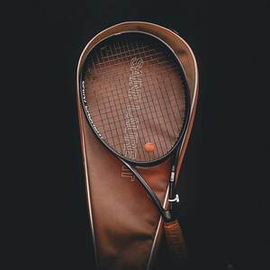 
YSL X WILSON Wilson Yves Saint Laurent signature joint carbon fiber collectible black and brown tennis racket