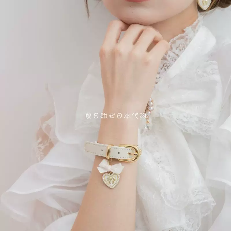 包邮夏日甜心couture BY ROJITA 3527244爱心蝴蝶结皮带式手镯