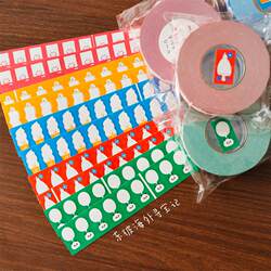 [in Stock] Japan Paper Expo Limited Edition Mizutama Collaboration Sealing Label Stickers, Approximately 1000 Pieces