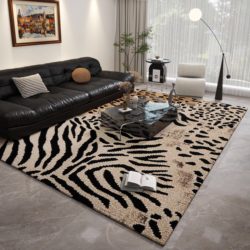 Light Luxury and High-End Living Room Carpet 2025 New Model Sofa Coffee Table Rug Bedroom Bedside Rug Large Area Full Coverage Floor Mat