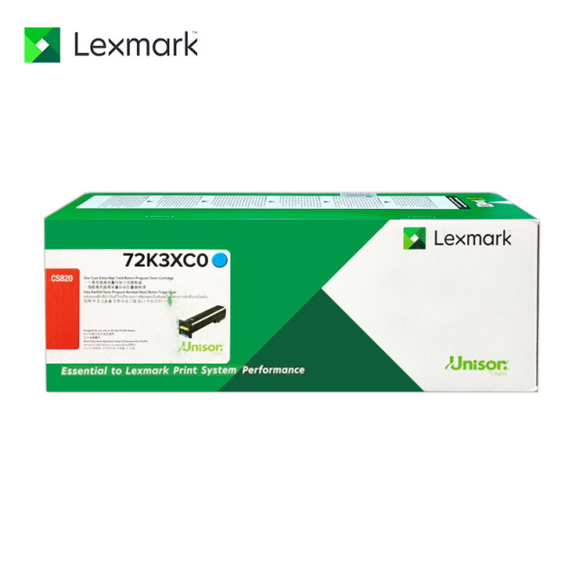 Original Lexmark 820 toner cartridge Photosensitive drum assembly CS820 CX820 CX825 CX850 toner cartridge Powder box 72K3XK0 black Blue cyan Red Yellow
