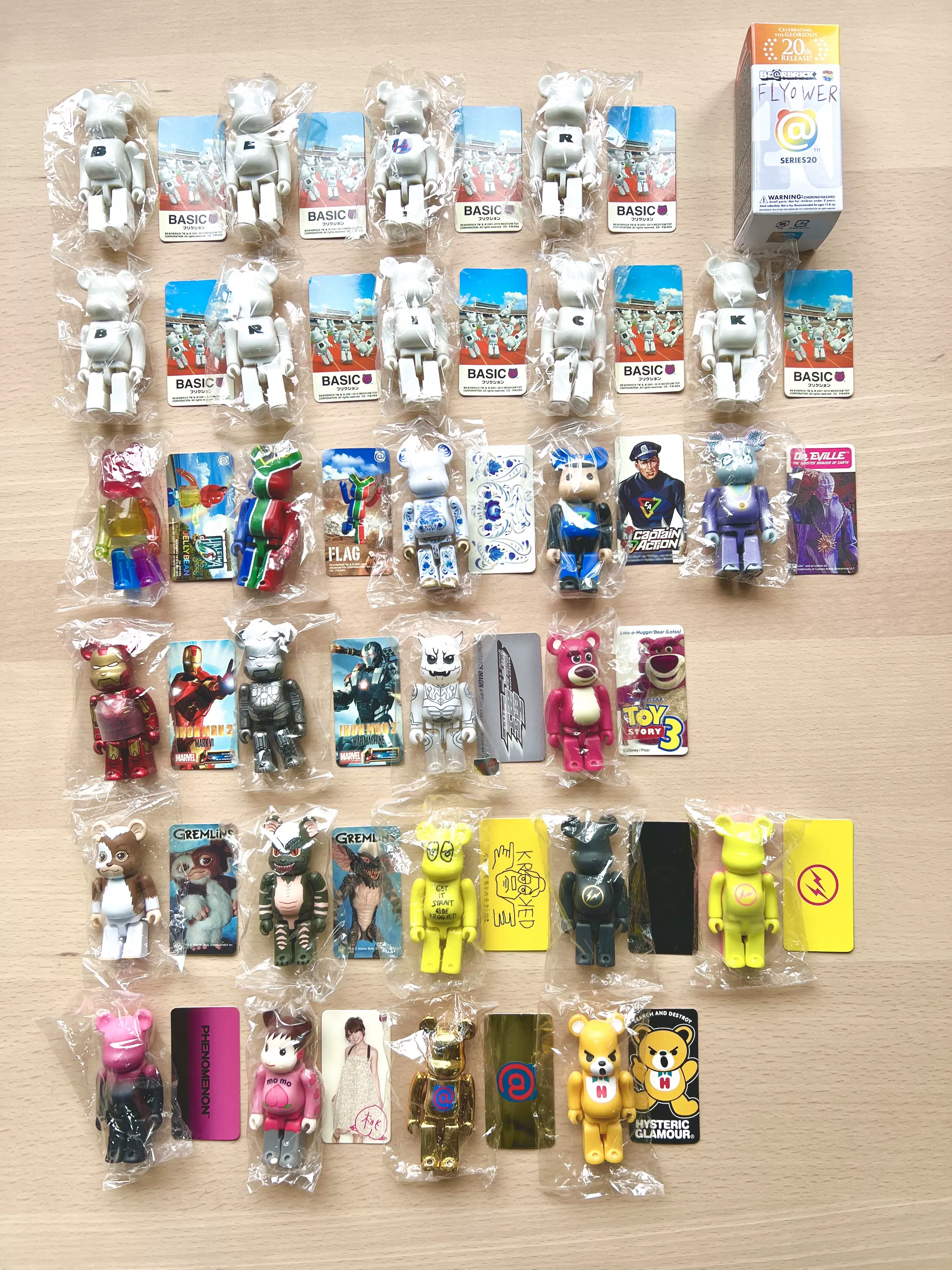 现货bearbrick 20代Series 盲盒be@rbrick 熊20th 钢铁侠-Taobao