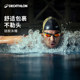 Decathlon swimming cap waterproof plus size long hair special silicone adult men children swimming cap IVA4
