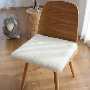 
Whole sheepskin cut short-haired sheep sheared fur one-piece wool sofa cushion chair cushion square cushion pure wool seat cushion
