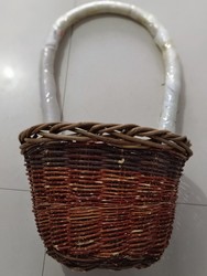 Handmade Woven Baskets for Rural Use, Traditional Hand-Woven Baskets, Old-Fashioned Nostalgic Wicker Baskets, Old-Style Woven Shoulder Baskets
