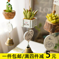 Pastoral Resin Wind Chimes, Japanese-Style Small Hanging Ornaments, Home Bedroom Cute Bells, Door Decorations, Creative Birthday Gifts