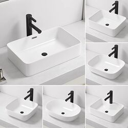 Meiyaxi Countertop Basin Small Size Washbasin Ceramic Wash Basin Balcony Single Basin Artistic Countertop Basin