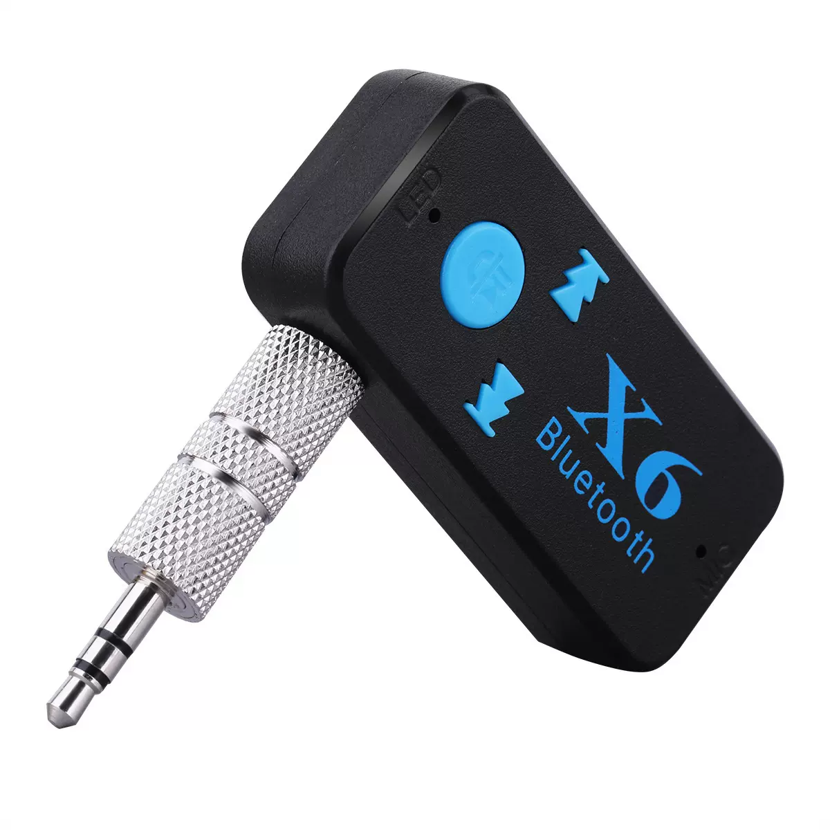 X6藍牙接收器車載mp3音樂播放器aux車載藍牙免提car Bluetooth