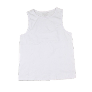 Seamless tailored pure cotton pure color sweat cloth vest for men, loose casual fitness sports sleeveless vest base