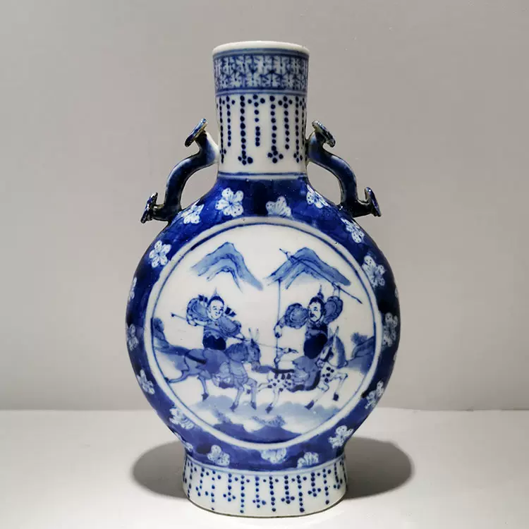花瓶　官窯　青釉　花入　宋代　中国美術　古美術　中国古玩　骨董 花瓶南宋官窑粉青釉花觚古董古玩收藏品仿古瓷器宋瓷摆件