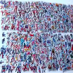 Ultraman Stickers Kidsren's Reward Stickers Kindergarten Praise Inspirational Stickers Cartoon Superhero Monster Stickers Decorative Waterproof