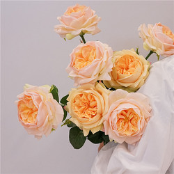 Shirley artificial flower table flower Austin rose single stem