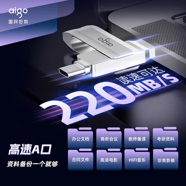 Patriot Dual-Interface Type-C Mobile Phone USB Flash Drive 128g Large ...