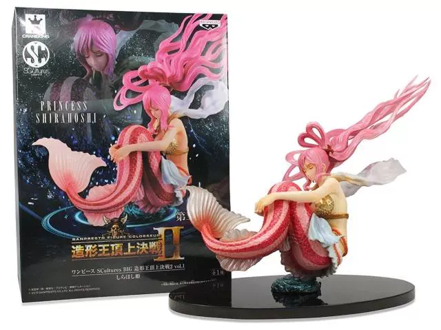 海賊王one Piece 造型王頂上決戰人魚白星公主模型日版景品