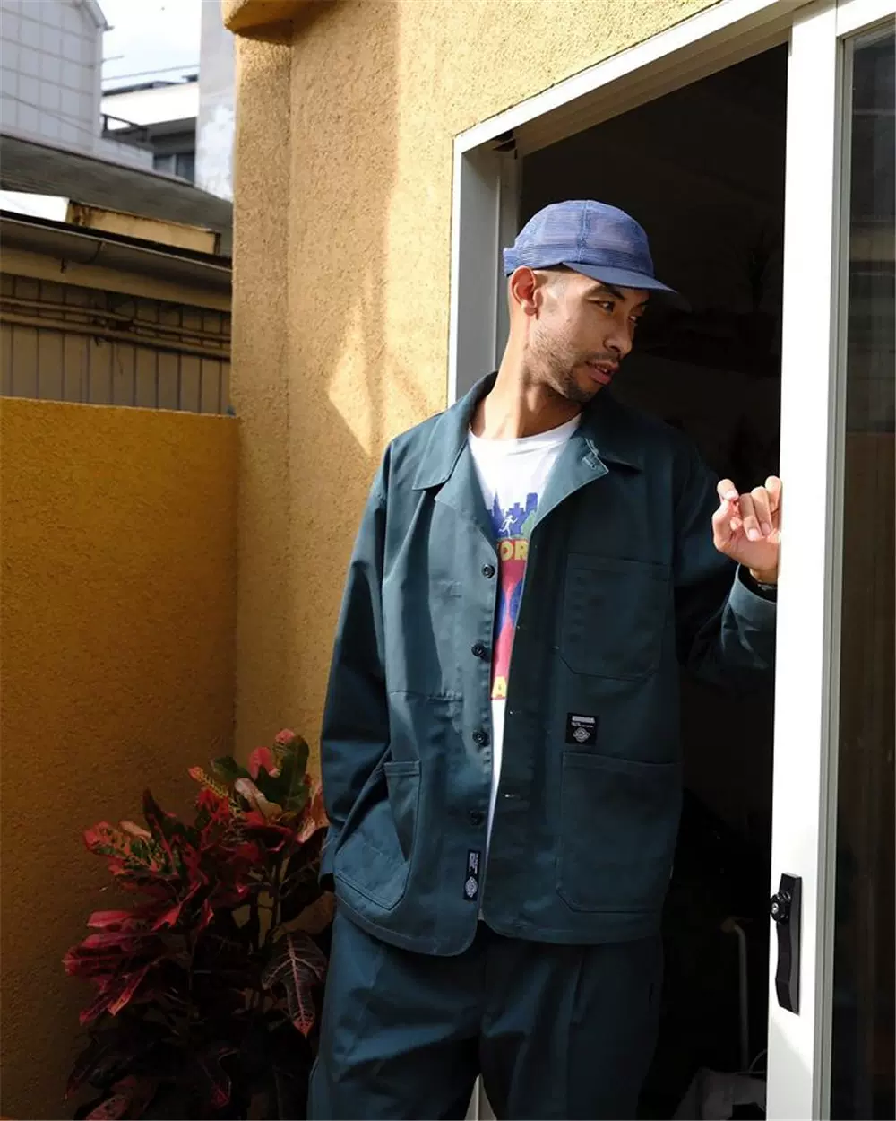 日本代购NEIGHBORHOOD X DICKIES.COVERALL JACKET 联名夹克23AW-Taobao