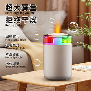 
Cross-border household humidifier, large mist volume, USB soft sound sprayer, desktop air humidifier, new product, factory direct sale