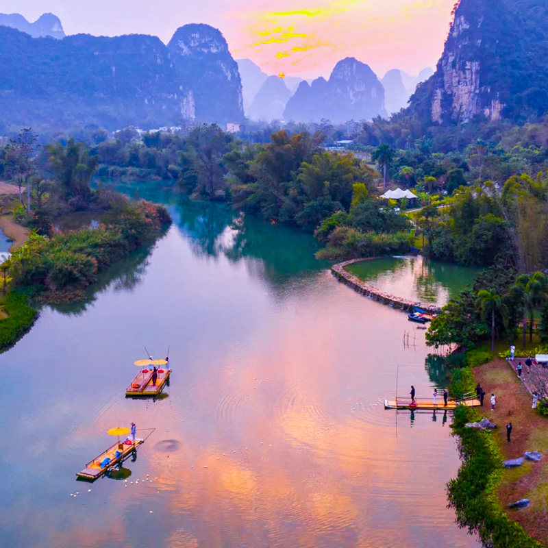 2-8人私家小团广西崇左巴马6日德天瀑布三门海通灵古龙鹅泉百魔洞