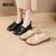 
Dadong Mom Shoes Women's Shoes 2025 Spring and Summer New Comfort Flat Sole Low Heel Covered Feet Hollow Breathable Sandals 1702