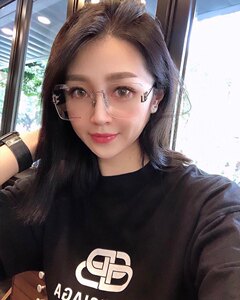 Double B-home letter frame large lens myopia anti-blue light lens high quality simple men and women super light