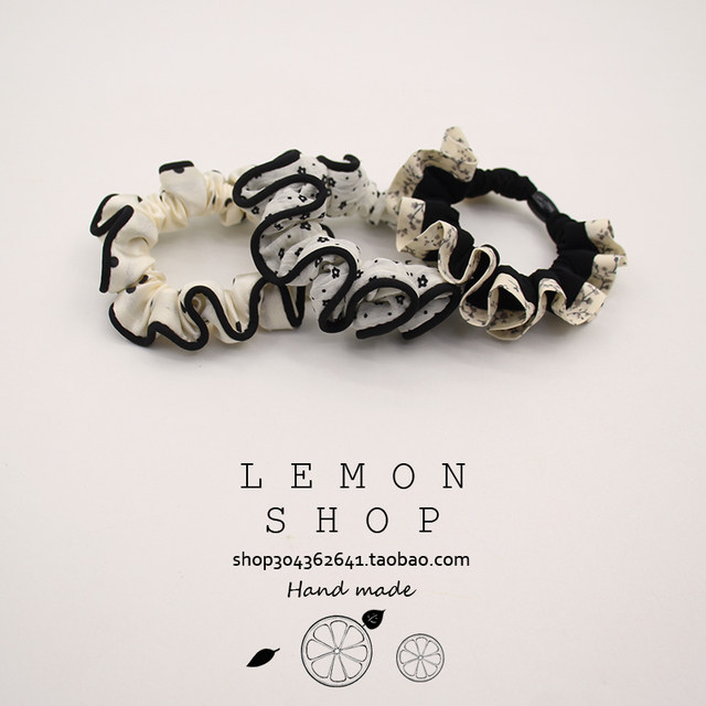 
Korean sweet small intestine hair ring large intestine hair rope high-end hair accessories Korean style hair tie rubber band headband hair accessories