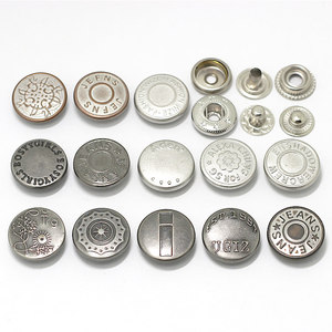 
Gunmetal copper four-in-one button, female button, down jacket snap button, denim jacket, concealed button, versatile metal button button