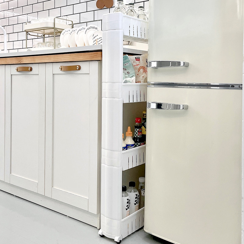 Gap Storage Rack Gap storage rack behind door bathroom gap bathroom - Ultra-narrow ...
