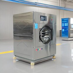 Industrial Large Washing Machine 20kg Fully Automatic Variable Frequency Stainless Steel Fire Protection Medical Factory Hotel Guesthouse