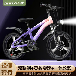 Children's Bicycles for Boys Aged 7-12, 8-10, and 15 Years Old, Youth Bicycles, Student Girls' Variable-Speed Shock-Absorbing Mountain Bikes
